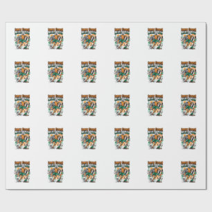 Papel De Regalo Costa de Marfil Esqueleto de Día de Partido Nacion