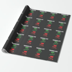 Papel De Regalo Coste de aleta de lepra de vida del comerciante de