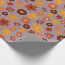 Cosy Fall Vibes otoño floridas Cumpleaños Seamless