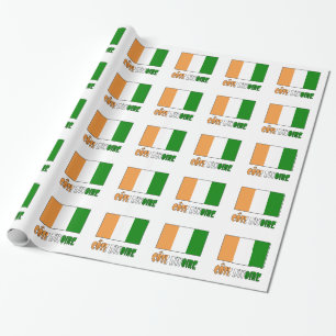 Papel De Regalo Côte d'Ivoire con bandera de Costa de Marfil
