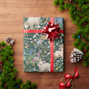Papel de regalo Cottagecore Capricornio afortunado