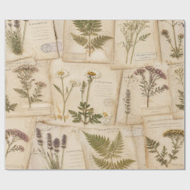 Papel De Regalo Cottagecore Herbarium Wrap