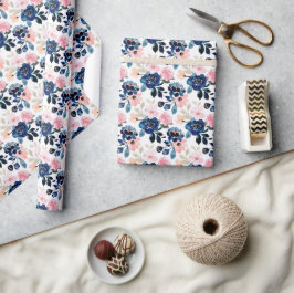 Papel De Regalo Country Elegance in Navy