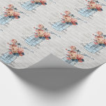 Papel De Regalo Country Floral Wood Mason Jar Boda<br><div class="desc">(1) Puede cambiar el fondo haciendo clic en el botón "Personalizar" y, a continuación, estableciendo el color de fondo o agregando su propia imagen de fondo. (2) Todos los estilos de texto, colores y tamaños también se pueden modificar para adaptarlos a sus necesidades. (3) Si necesita alguna personalización o coincidencia...</div>
