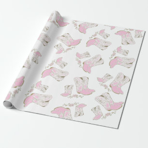 Papel De Regalo Cowboy Baby Shower Country Western Blue Boy