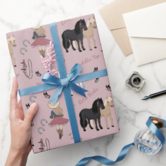 Papel De Regalo Cowgirl Wrapping PAper