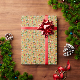 Papel De Regalo Cozy Christmas Wrapping Paper 