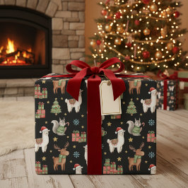 Papel De Regalo Cozy Critters Christmas Wrapping Paper