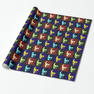 Papel De Regalo Cráneo de arte pop