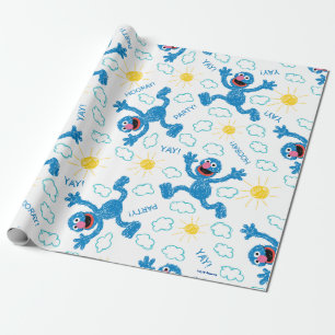 Papel De Regalo Crayon Grover Sunshine Pattern