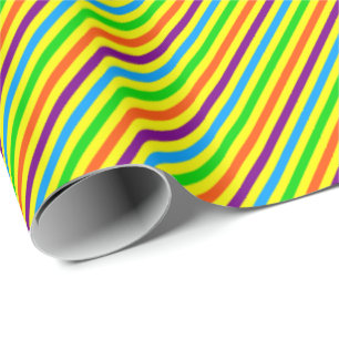 Papel De Regalo Crazy Kids Colours 01-Striped Gift Wrap