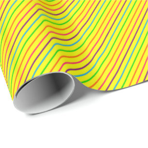 Papel De Regalo Crazy Kids Colours 04-Striped Gift Wrap