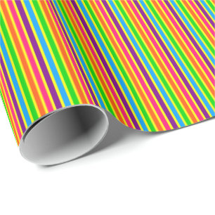 Papel De Regalo Crazy Kids Colours 07-Striped Gift Wrap