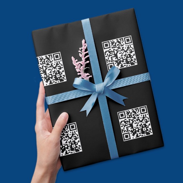 Papel De Regalo Crea instantáneamente tu propio código QR con patr (Subido por el creador)