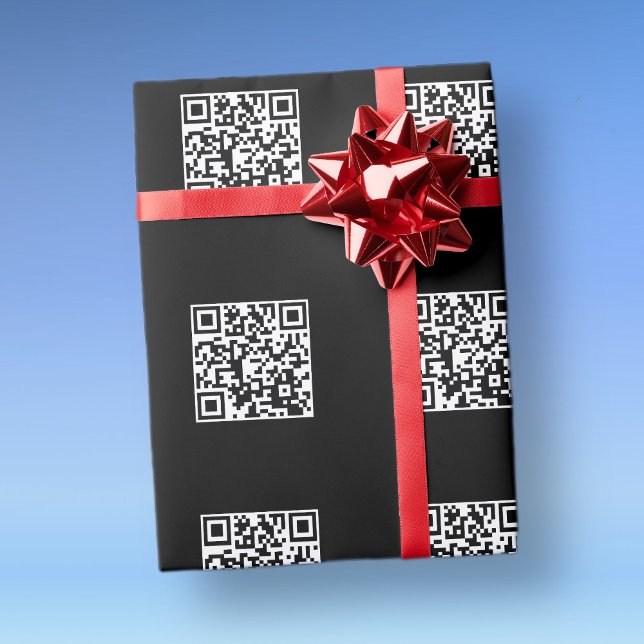 Papel De Regalo Crea instantáneamente un código QR con patrón de m (Subido por el creador)