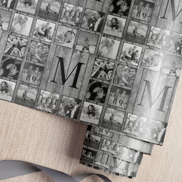 Papel De Regalo Crea tu Collage de fotos Personalizado Rustic Farm