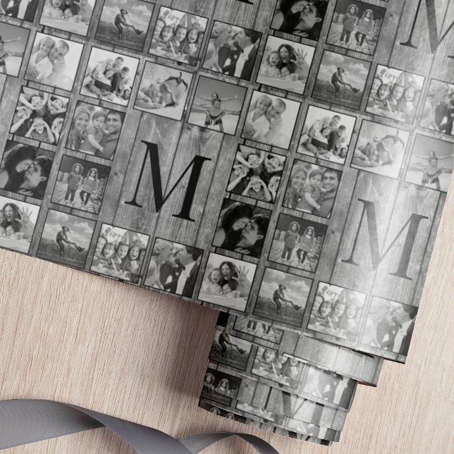 Papel De Regalo Crea tu Collage de fotos Personalizado Rustic Farm (Subido por el creador)