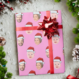 Papel De Regalo Crea Tu Propia Cara de Sombrero de Santa 3 Foto Ro