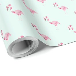 Papel De Regalo Crea Tu Propia Elección de Color Flamingos de Ment