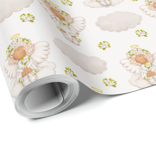 Papel De Regalo Crea tu propio Ángel Pequeño (Esquina del rollo)