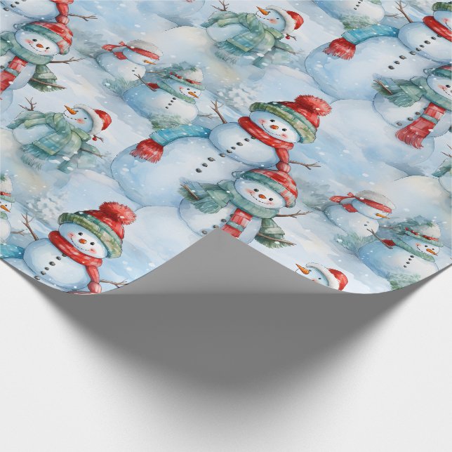 Papel De Regalo Crea tu propio campo de nieve (Esquina)