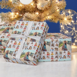 Papel De Regalo Crea tu propio collage de 17 fotos