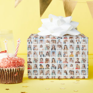 Papel De Regalo Crea tu propio collage de 64 fotos