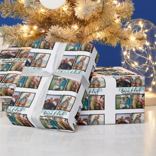 Papel De Regalo Crea tu propio Collage de fotos de Bono Moderno Pa