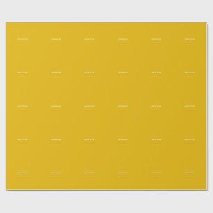 Papel De Regalo Crea tu propio diseño amarillo personalizado