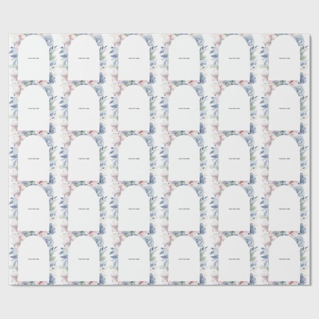 Papel De Regalo Crea tu propio floral  (Superficie plana)