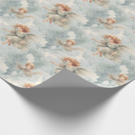 Papel De Regalo Crea tus propios ángeles verdes