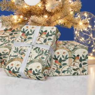 Papel De Regalo Crea tus propios arcos antiguos oropéndola floral