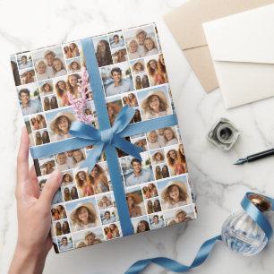 Papel De Regalo Crea un collage de fotos personalizado con 6 fotos