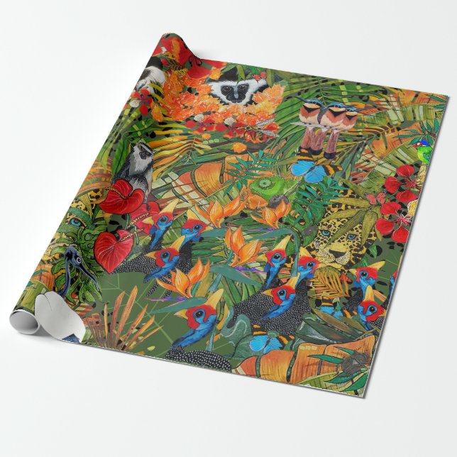Papel De Regalo Creación Salvaje (Desenrollado)