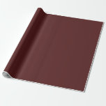 Papel De Regalo Crear propia Borgoña elegante<br><div class="desc">⭐ Añade tu propio texto e imágenes a un elegante artículo rojo burdeos. Accede al DISEÑADOR EN VIVO GRATUITO de Zazzle para ayudar a crear algo único para ti. ⭐</div>
