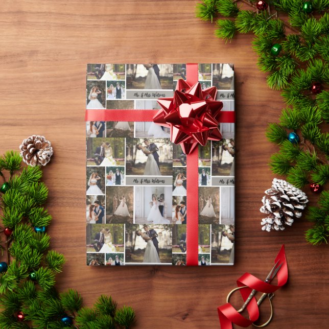 Papel De Regalo Crear su propia colección de Bodas de 7 fotografía (Regalo de vacaciones)