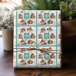 Papel De Regalo Crear su propio Collage de fotos - 6 fotos Monogra