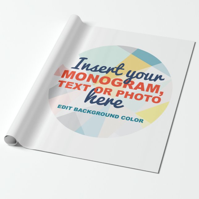 Papel De Regalo Crear su propio Personalizado (Desenrollado)