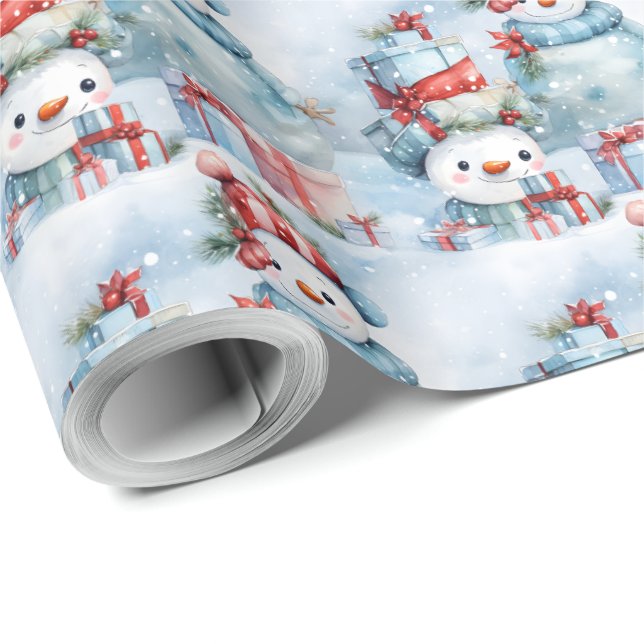 Papel De Regalo Crear sus propios presentes en la nieve (Esquina del rollo)