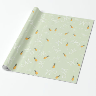 Papel De Regalo crear una piña tropical personalizada