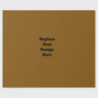 Papel De Regalo Create Your Own Brown