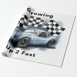 Papel De Regalo Crecer 2 Fiesta de Cumpleaños Rápido