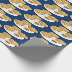 Papel De Regalo Crema agria de la compota de manzanas de los