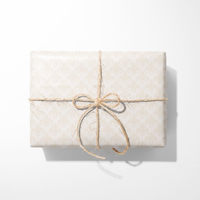 Papel De Regalo Crema de Damasco del Corazón (Subido por el creador)