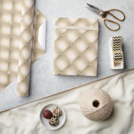 Papel De Regalo Crema de oro Champagne Diamond