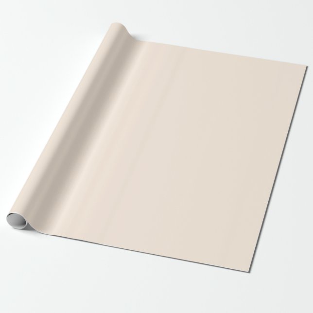 Papel De Regalo Crema delicada muy popular. (Desenrollado)