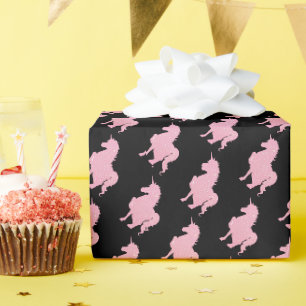 Papel De Regalo Creo en el unicornio rosa invisible.