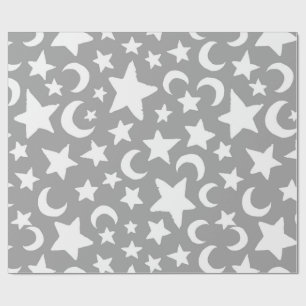 Papel De Regalo Crescent Moons and Stars