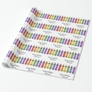 Papel De Regalo Creyones felices