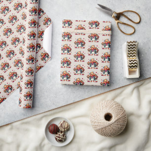 Papel De Regalo Cría de manzana